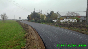 Nowa Droga Asfaltowa W Miejscowości Zabłocie