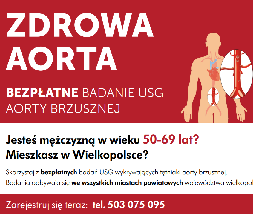 Bezpłatne badanie USG aorty brzusznej