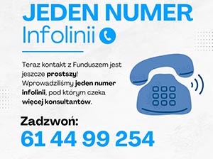 Zmiana w funkcjonowaniu infolinii WFOŚiGW w Poznaniu