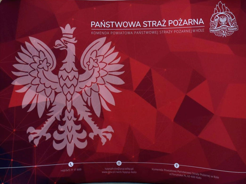 Wręczenia promes dla 23 Młodzieżowych Drużyn Pożarniczych z  terenu powiatu kolskiego