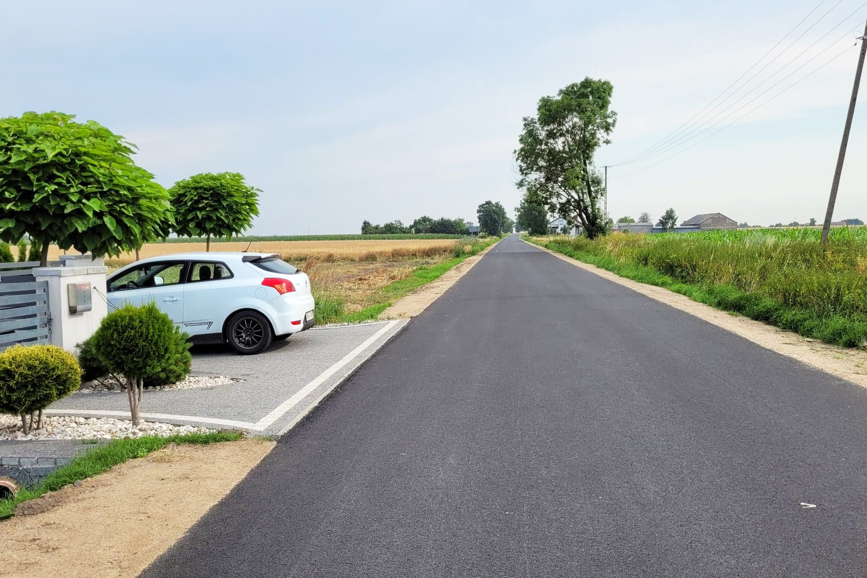 Remont drogi powiatowej nr 3435P na odcinku Ponętów Dolny - Grodna