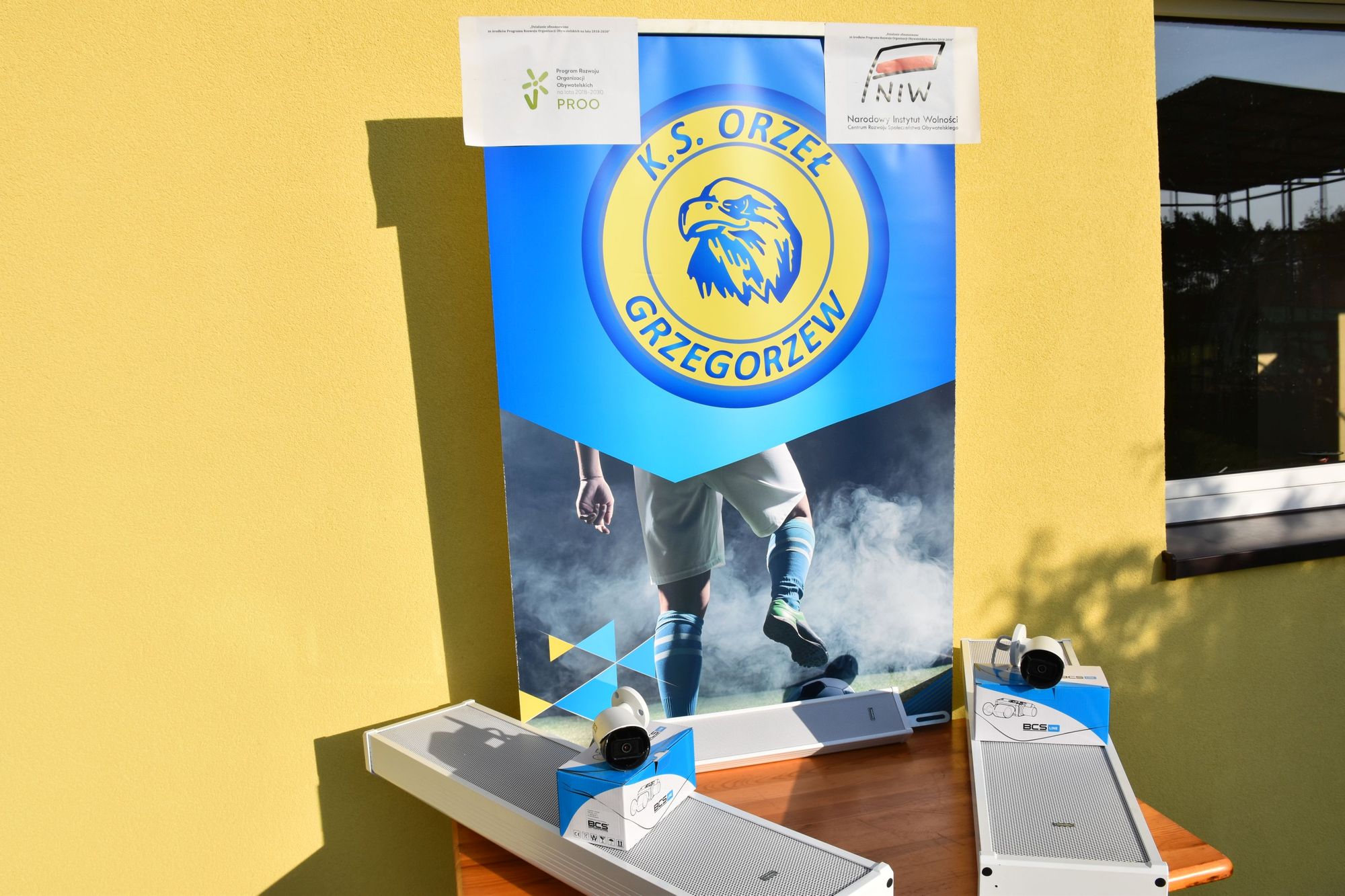 Klub Sportowy Orzeł Grzegorzew ze wsparciem Narodowego Instytutu Wolności